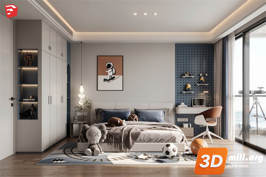 Children Room Scenes Skp FIles 